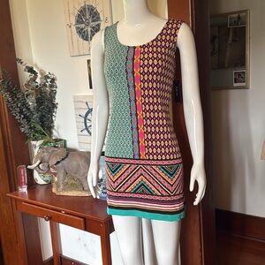 NWT Style&Co size small Multicolor Geometric Pattern Dress